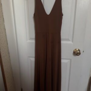 Forever 21 Brown Backless Dress
